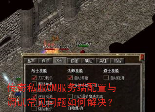 传奇私服GM服务端配置与调试常见问题如何解决? 传奇私服GM服务端配置与调试常见问题如何解决?