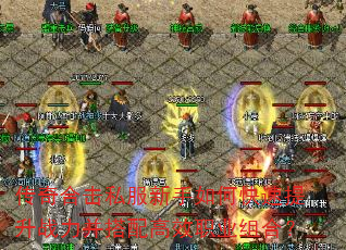 传奇合击私服新手如何快速提升战力并搭配高效职业组合? 传奇合击私服新手如何快速提升战力并搭配高效职业组合?