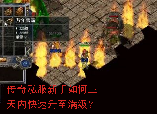 传奇私服新手如何三天内快速升至满级? 传奇私服新手如何三天内快速升至满级?