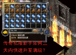 传奇私服新手如何三天内快速升至满级? 传奇私服新手如何三天内快速升至满级?