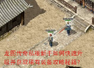 龙图传奇私服新手如何快速升级并获取稀有装备攻略秘籍? 龙图传奇私服新手如何快速升级并获取稀有装备攻略秘籍?