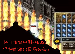 ��Ѫ��������ЩBOSS�����ܱ�����Ʒװ����