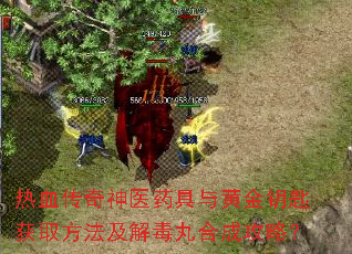 热血传奇神医药具与黄金钥匙获取方法及解毒丸合成攻略? 热血传奇神医药具与黄金钥匙获取方法及解毒丸合成攻略?