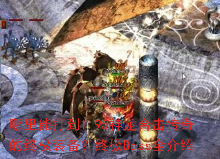 哪里能打到1.95神龙合击传奇的终极装备?终极Boss全介绍 哪里能打到1.95神龙合击传奇的终极装备?终极Boss全介绍